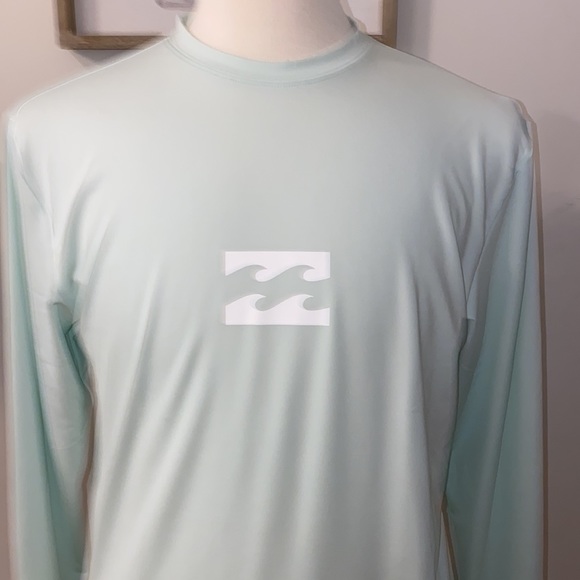 NWT!! Billabong Mens All Day Wave Loose Fit LS Rash Guard Shirt Size Large - Picture 2 of 6